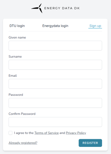 OutDTU user login page